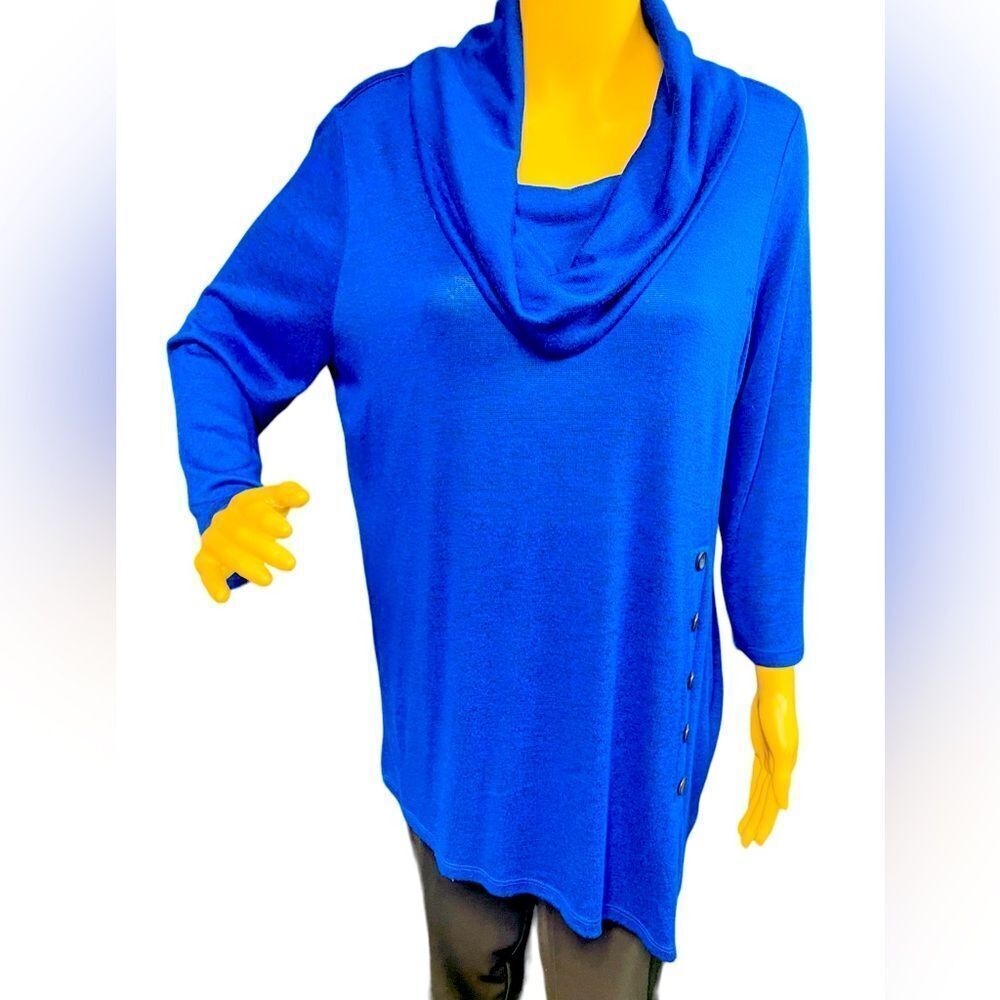 Women’s cowl neck Royal blue Tunic